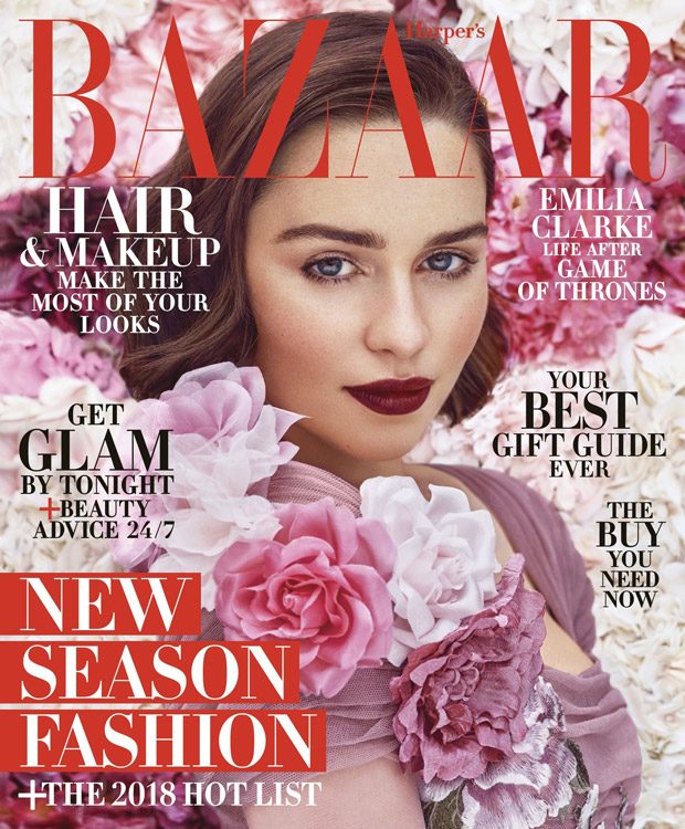 Emilia Clarke for Harper’s Bazaar by Mariano Vivanco