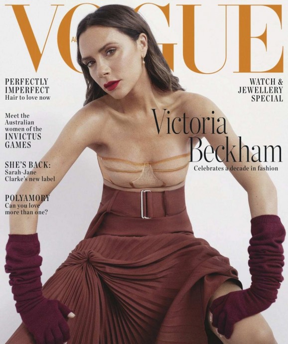 Виктория Бэкхэм (Victoria Beckham) в фотосессии для журнала Vogue Australia