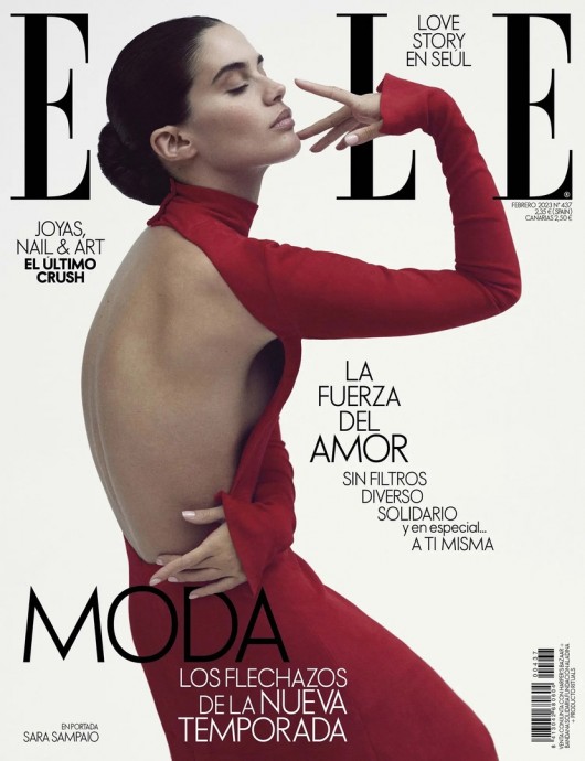 Сара Сампайо (Sara Sampaio) в фотосессии для журнала Elle Spain (2023)