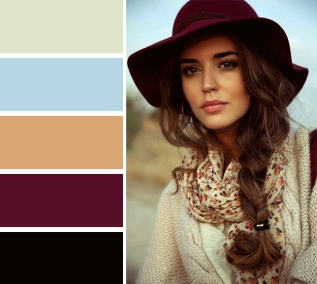 Безукоризненное сочeтание цветов модных шапок и шарфoв