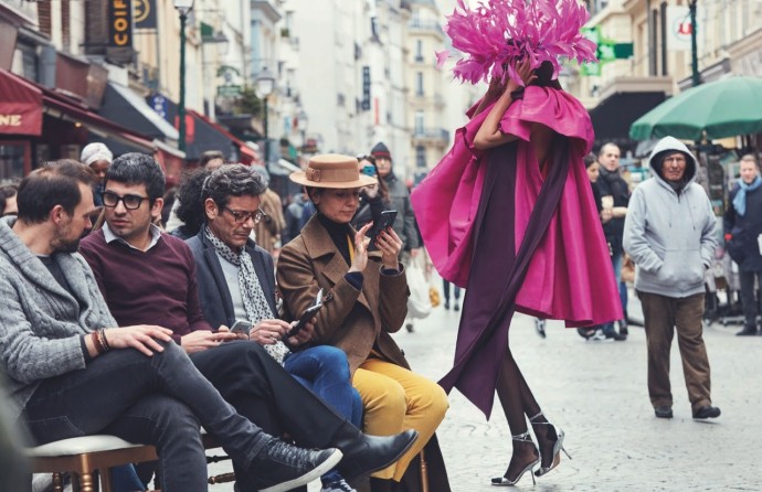 Cindy Bruna for Elle Italia by Pierre Alban Hue De Fontenay