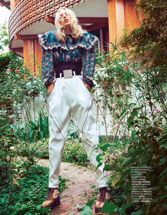 Эльза Хоск (Elsa Hosk) в фотосессии для журнала Grazia Italy Эльза Хоск (Elsa Hosk) в фотосессии для журнала Grazia Italy