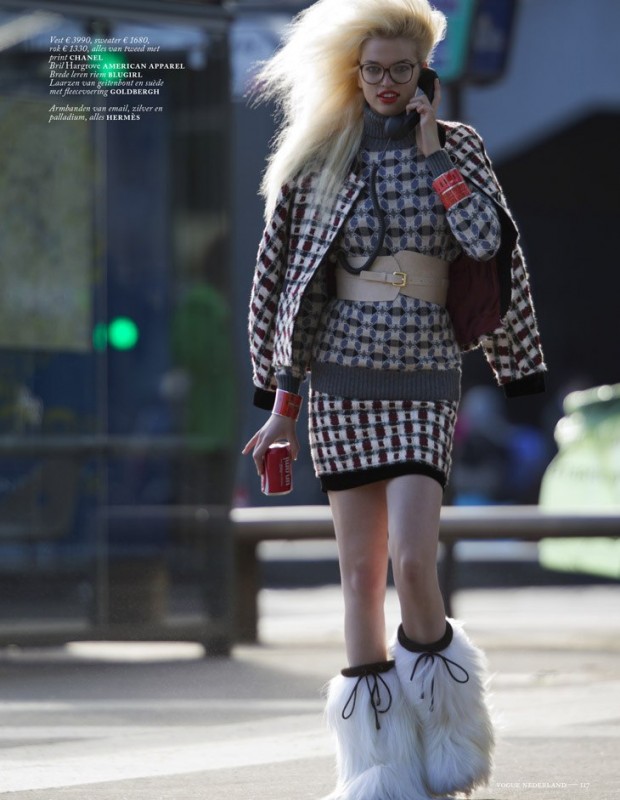 Daphne Groeneveld for VOGUE Netherlands by Hans Feurer