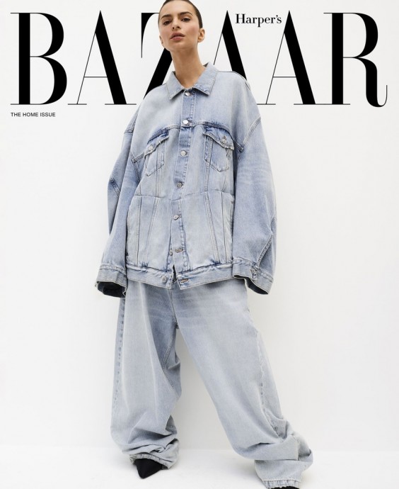 Эмили Ратаковски (Emily Ratajkowski) в фотосессии для журнала Harper’s Bazaar (2022)