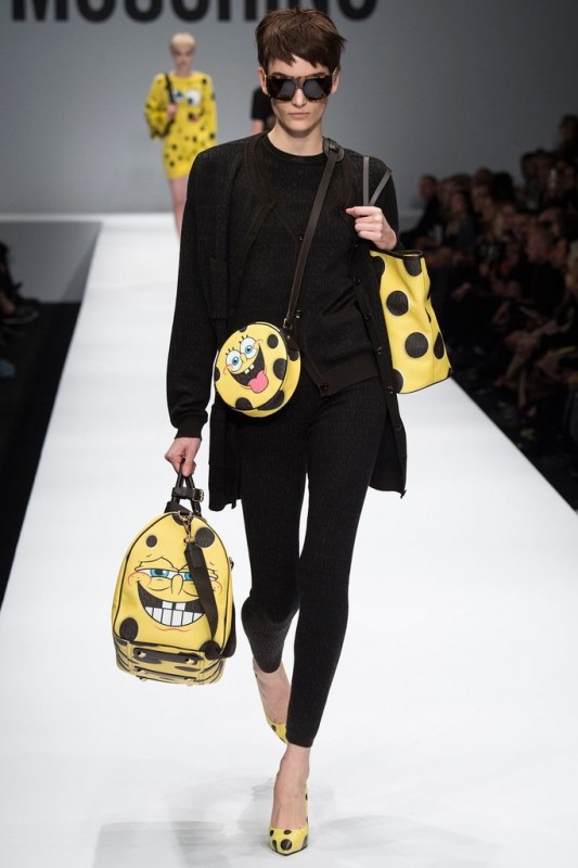 Модели коллекции Moschino