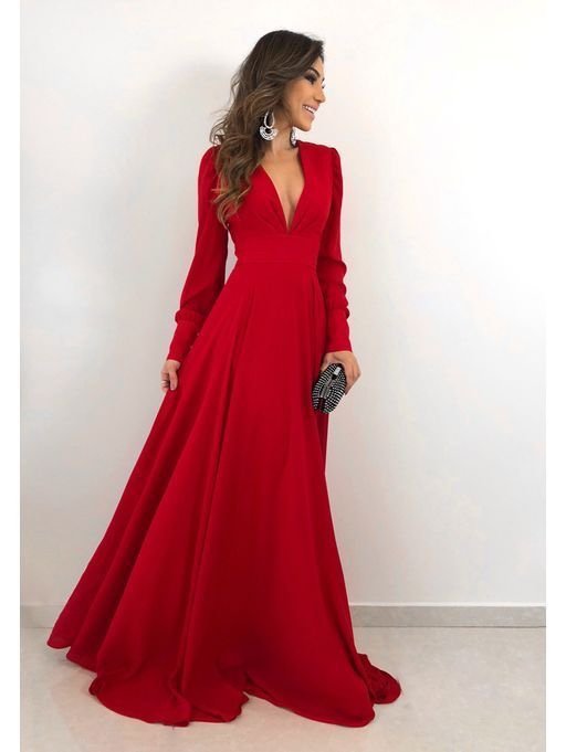 Вечерние красные платья