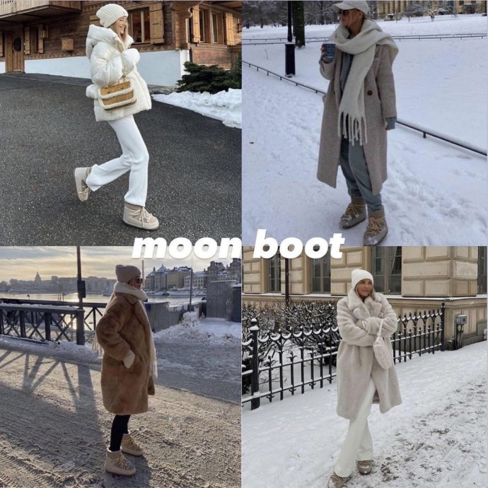 Актуальные образы с зимней обувью