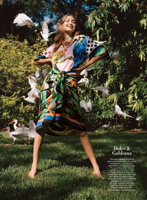 Джиджи Хадид (Gigi Hadid) в фотосессии для Vogue Magazine Джиджи Хадид (Gigi Hadid) в фотосессии для Vogue Magazine