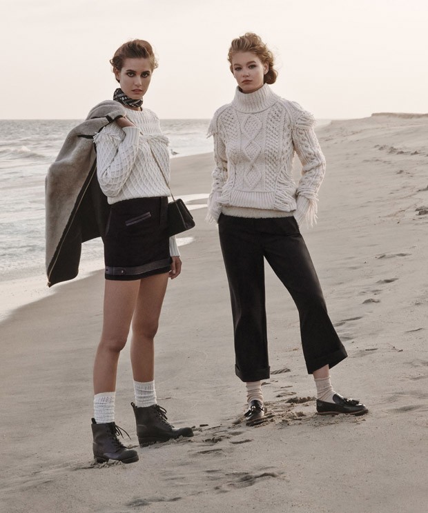 Nadja Bender and Hollie May Saker for W Magazine