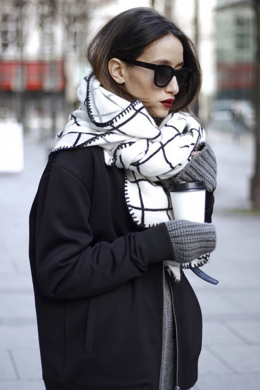 Шарф-одеяло (Blanket Scarf): 10 стильных идей, как его носить Шарф-одеяло (Blanket Scarf): 10 стильных идей, как его носить