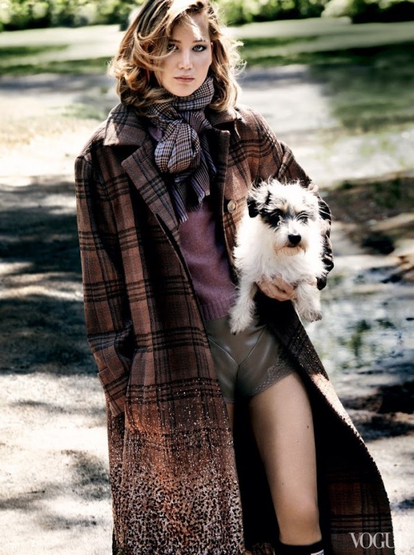 Jennifer Lawrence for American Vogue by Mario Testino Jennifer Lawrence for American Vogue by Mario Testino
