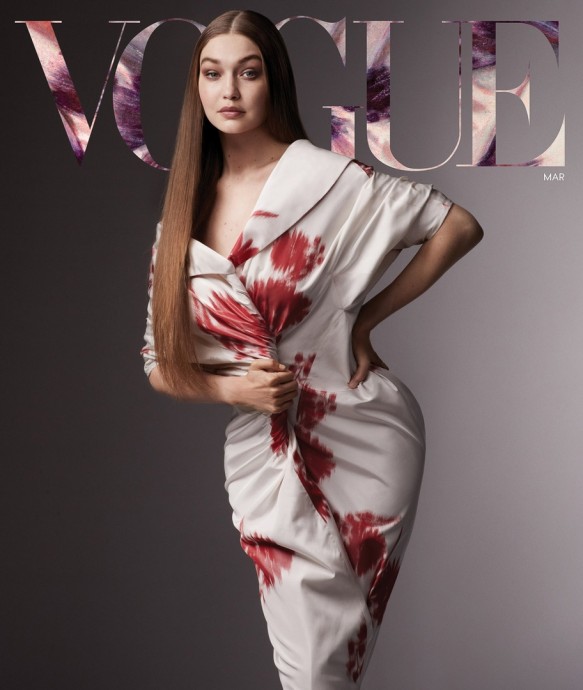Джиджи Хадид (Gigi Hadid) украсила страницы Vogue Magazine
