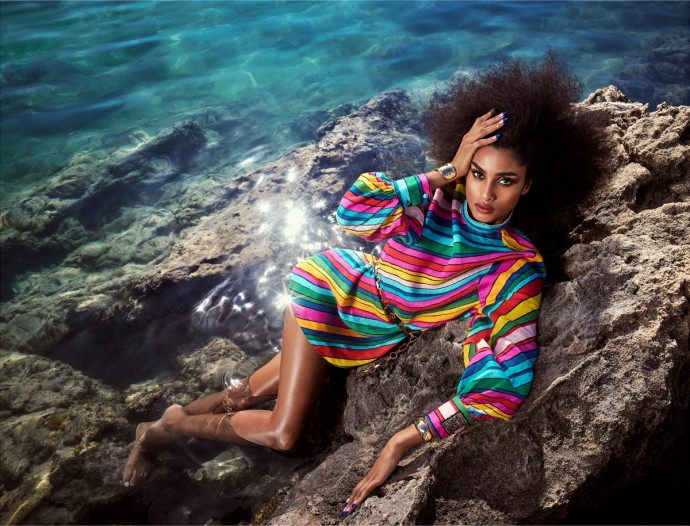 Имаан Хаммам (Imaan Hammam) в фотосессии для журнала Vogue Имаан Хаммам (Imaan Hammam) в фотосессии для журнала Vogue