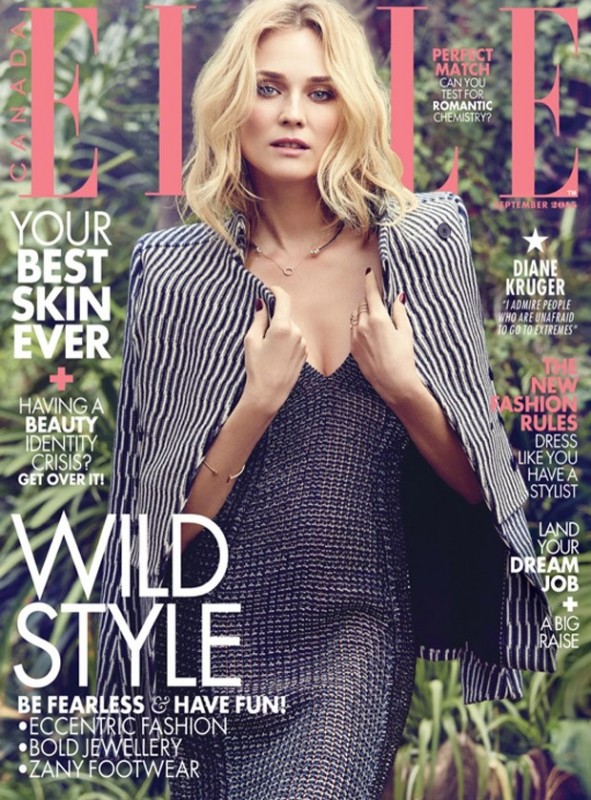 Diane Kruger for Elle Canada by Max Abadian