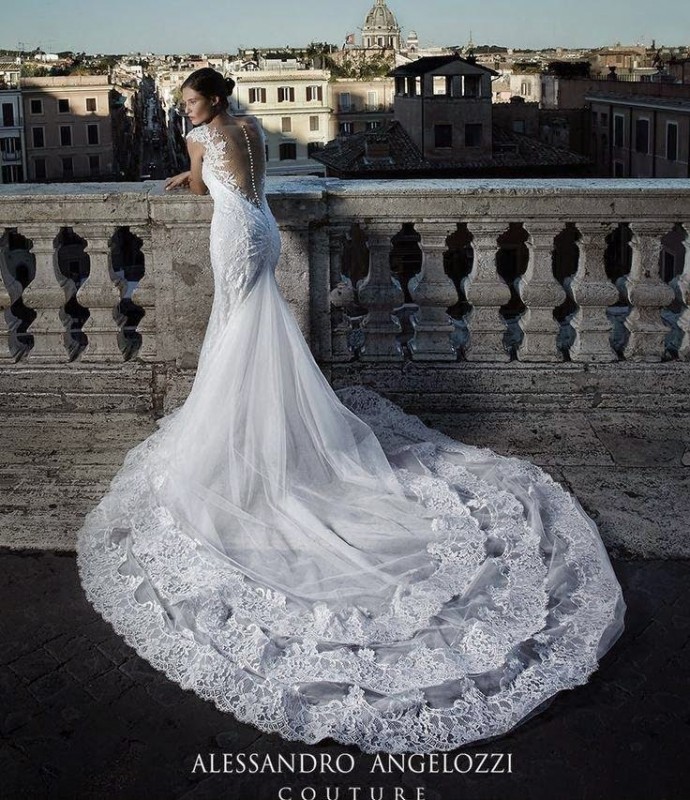 Bianca Balti for Alessandro Angelozzi Couture Bridal by Fabrizio Ferri