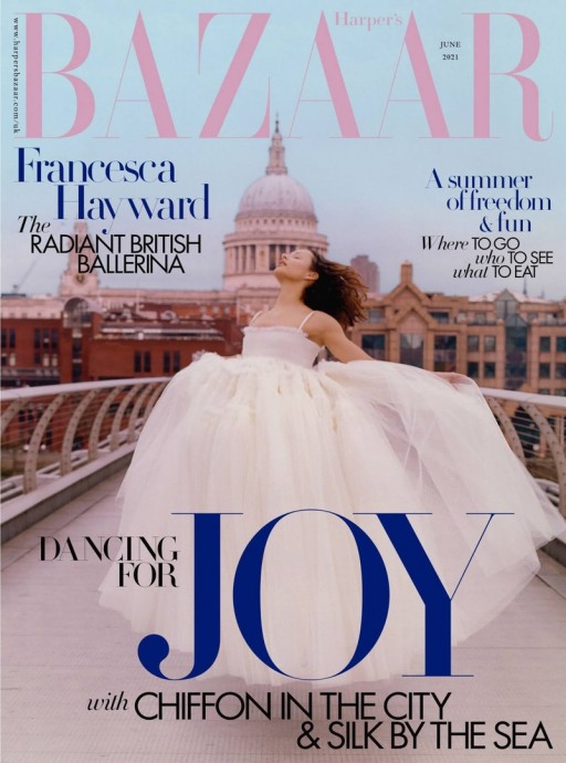 Модель Francesca Hayward украсила летний Harper's Bazaar UK