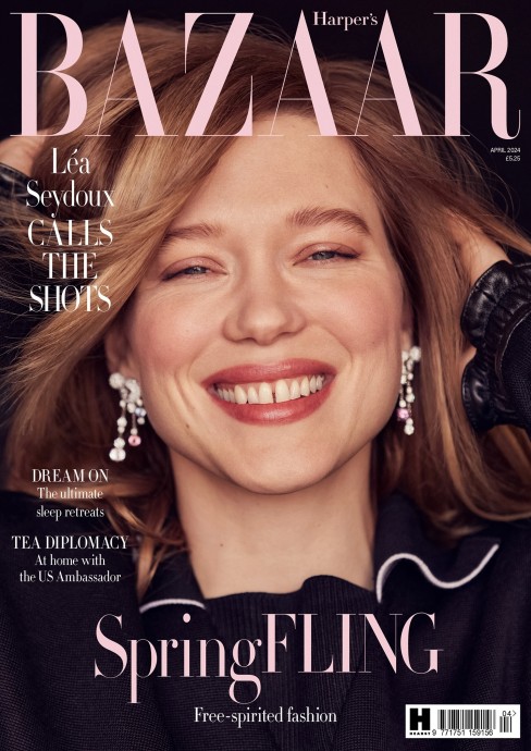 Леа Сейду (Léa Seydoux) в фотосессии для журнала Harper’s Bazaar UK (2024)