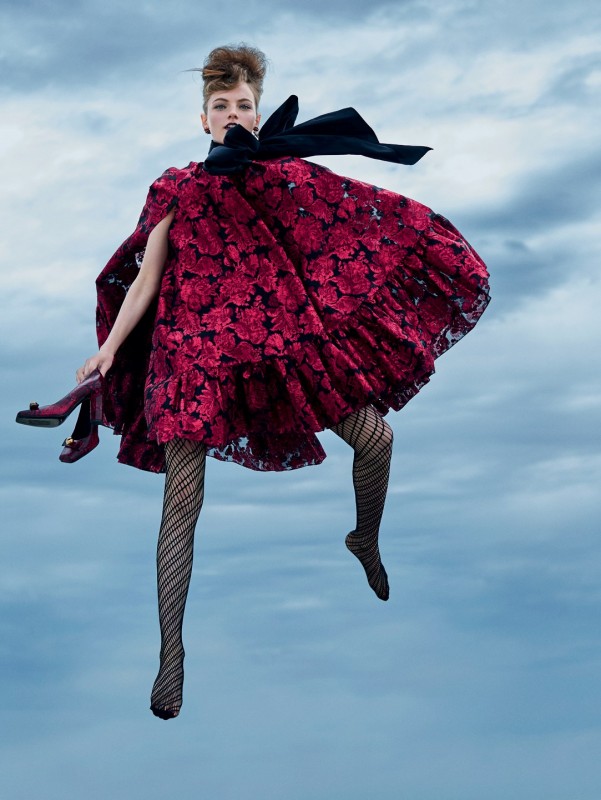 Fran Summers for Vogue UK by Arthur Elgort Fran Summers for Vogue UK by Arthur Elgort