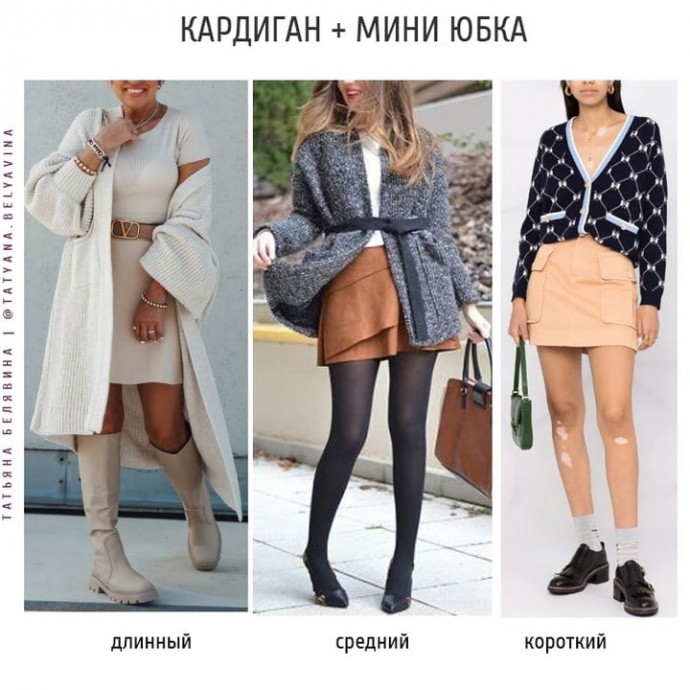 7 образов с кардиганами 7 образов с кардиганами