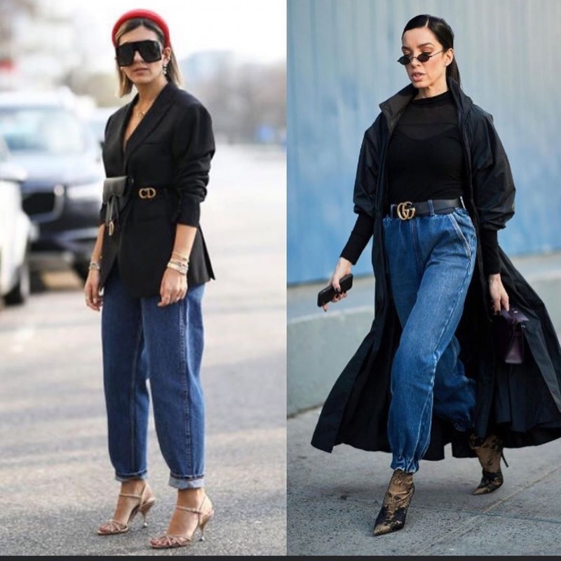 Модель джинсов slouchy Модель джинсов slouchy