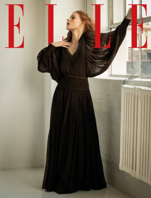 Джессика Честейн в ELLE Испания за апрель 2025 года