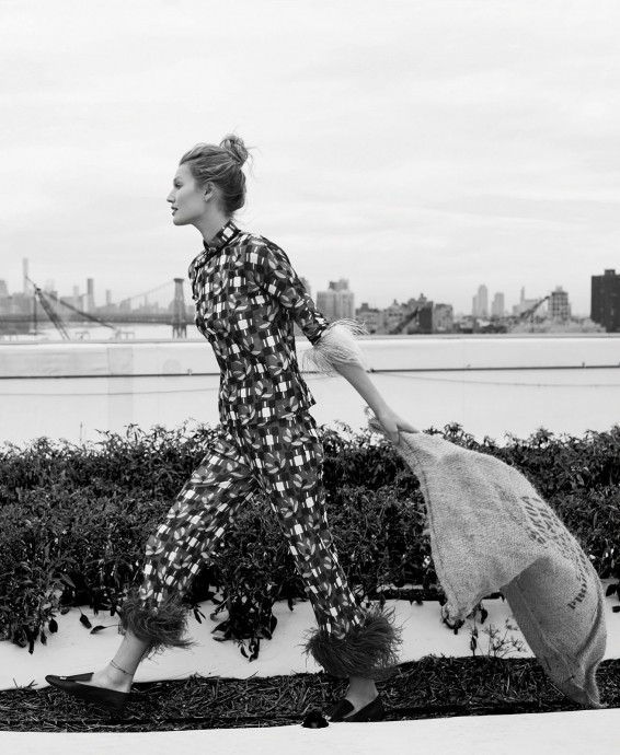 Toni Garrn for Marie Claire US by Adam Franzino