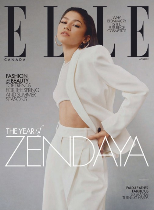 Зендея (Zendaya) в фотосессии для журнала ELLE Canada (2023)