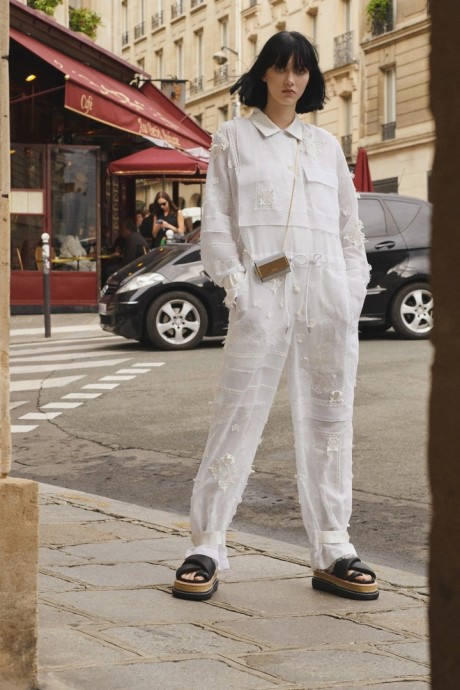 Модели коллекции Sacai