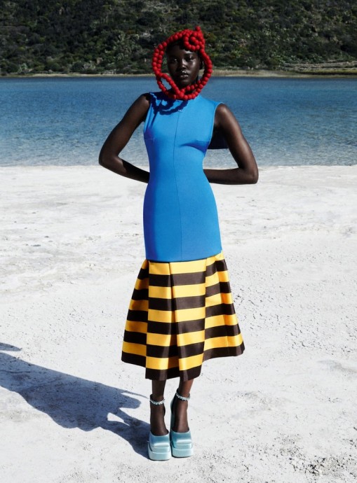 Адут Акеч (Adut Akech) в фотосессии для журнала Vogue Italia Адут Акеч (Adut Akech) в фотосессии для журнала Vogue Italia