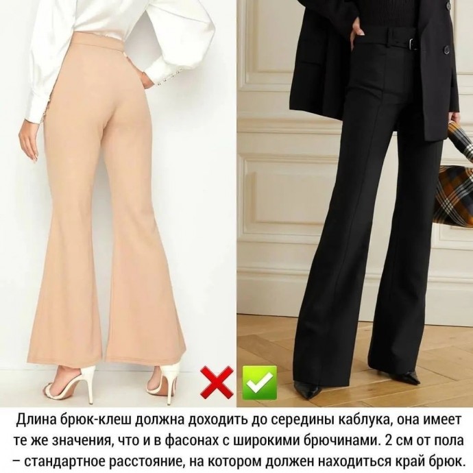 Как выбрать длину брюк