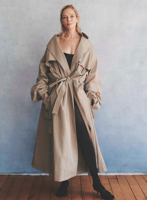 Ума Турман (Uma Thurman) в фотосессии для журнала Vogue Spain