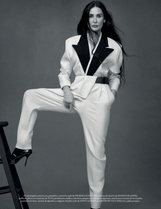 Деми Мур (Demi Moore) в фотосессии для журнала Vogue Spain