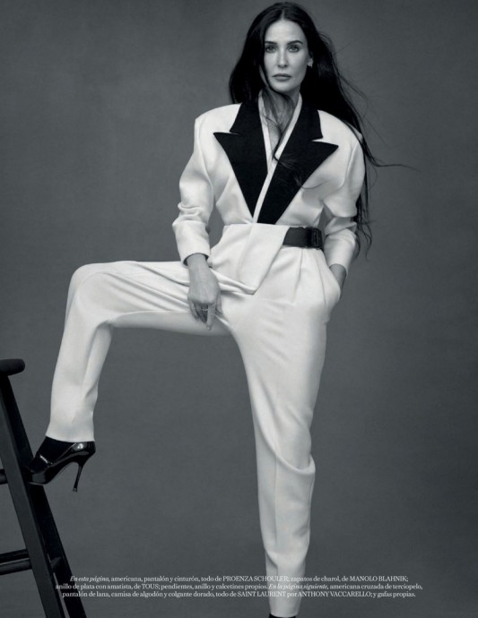 Деми Мур (Demi Moore) в фотосессии для журнала Vogue Spain Деми Мур (Demi Moore) в фотосессии для журнала Vogue Spain