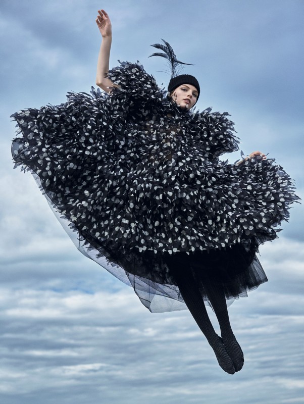 Fran Summers for Vogue UK by Arthur Elgort Fran Summers for Vogue UK by Arthur Elgort