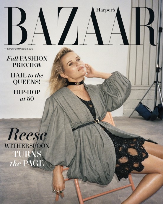 Риз Уизерспун (Reese Witherspoon) в фотосессии для журнала Harper’s Bazaar US (2023)