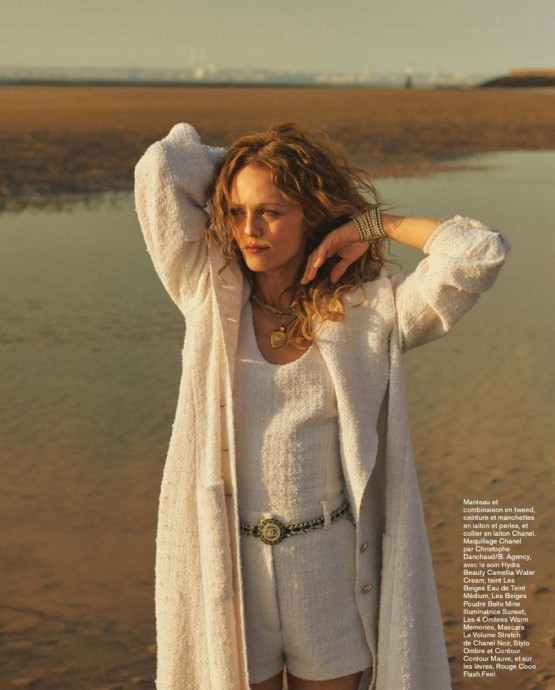 Ванесса Паради (Vanessa Paradis) в фотосессии для журнала Marie Claire France