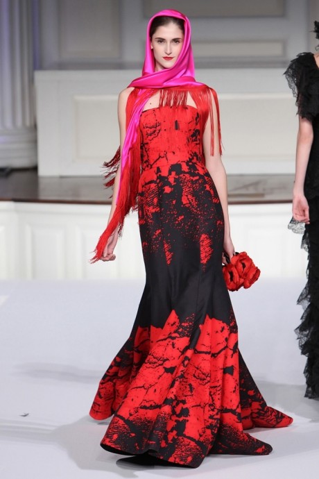 Модели коллекции Oscar De La Renta