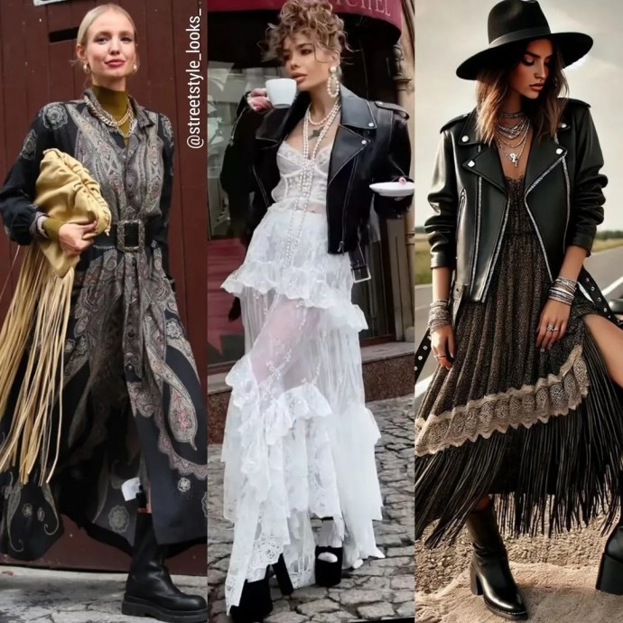 Стиль Moto Boho – тренд 2025