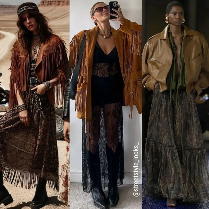 Стиль Moto Boho – тренд 2025