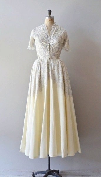 Нежность: свадебные платья 1940-х годов