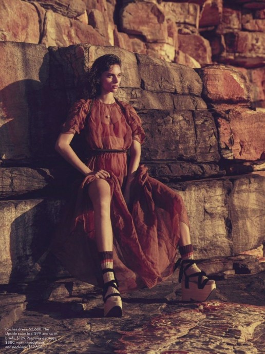 Чарли Фрейзер (Charlee Fraser) в фотосессии для журнала Vogue Australia Чарли Фрейзер (Charlee Fraser) в фотосессии для журнала Vogue Australia