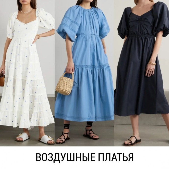 Модные платья лето 2022