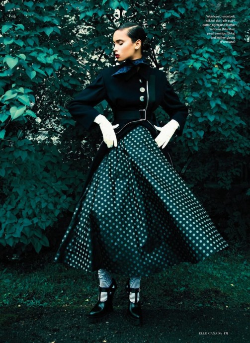 Bianca Gittens for Elle Canada by Richard Bernardin