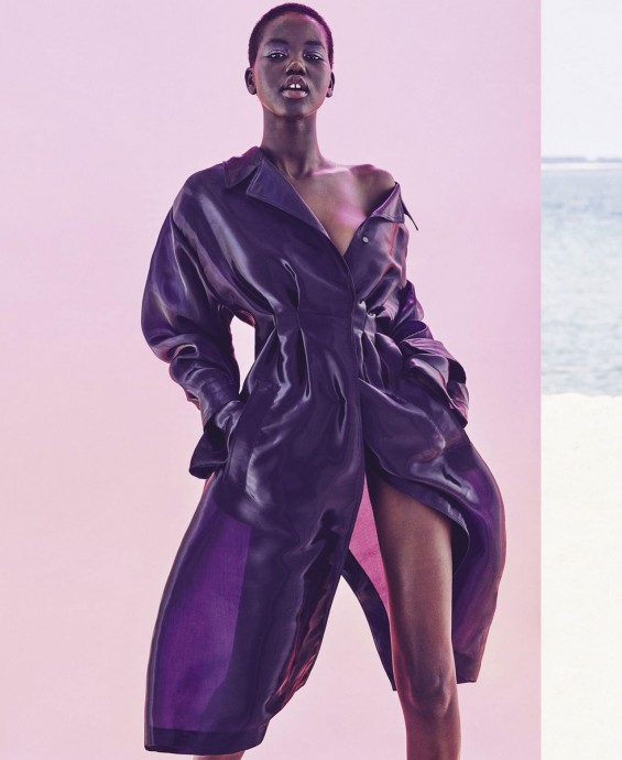 Adut Akech for Vogue Australia by Nicole Bentley