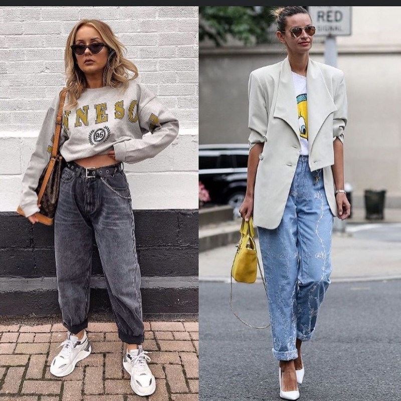 Модель джинсов slouchy Модель джинсов slouchy