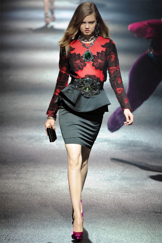 Модели коллекции Lanvin Модели коллекции Lanvin