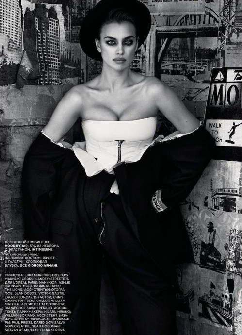 Irina Shayk for Vogue Russia by Luigi & Iango