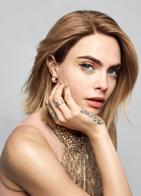 Кара Делевинь (Cara Delevingne) в фотосессии для журнала Harper’s Bazaar UK