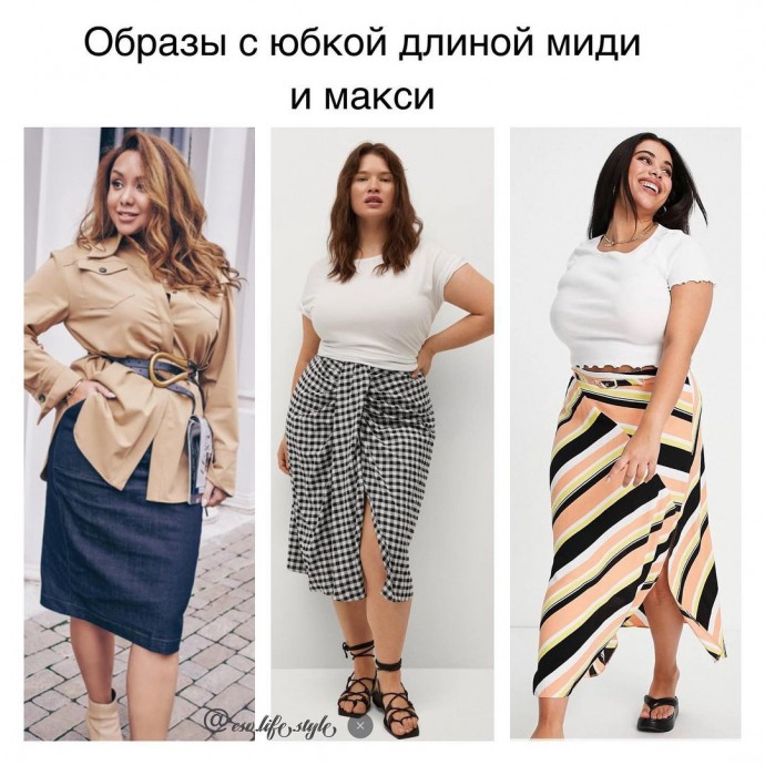 Стильные образы для plus-size