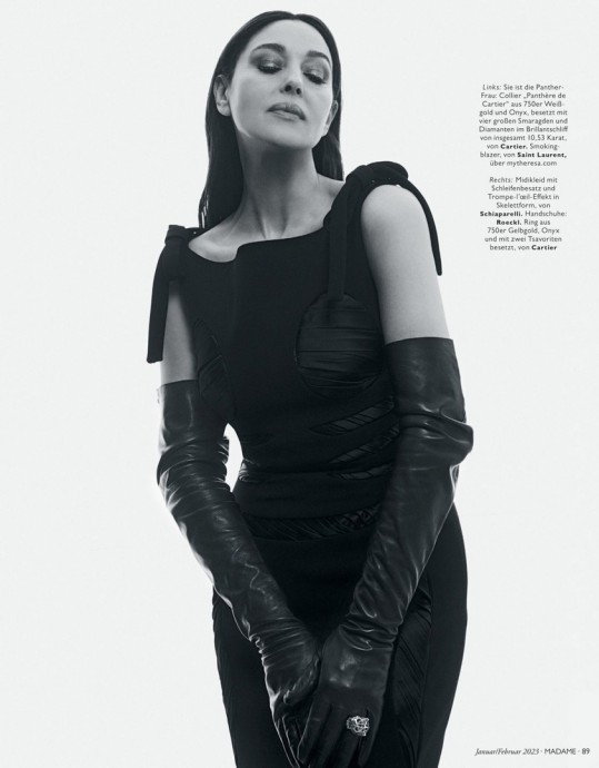 Моника Беллуччи (Monica Bellucci) в фотосессии для журнала Madame (2023)